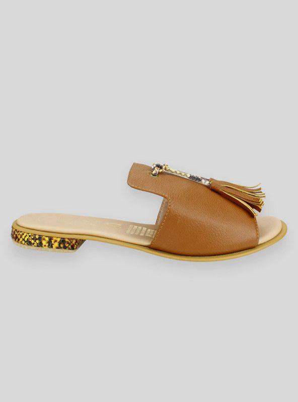 Sandalia Exs Flecos Cuero Camel-0
