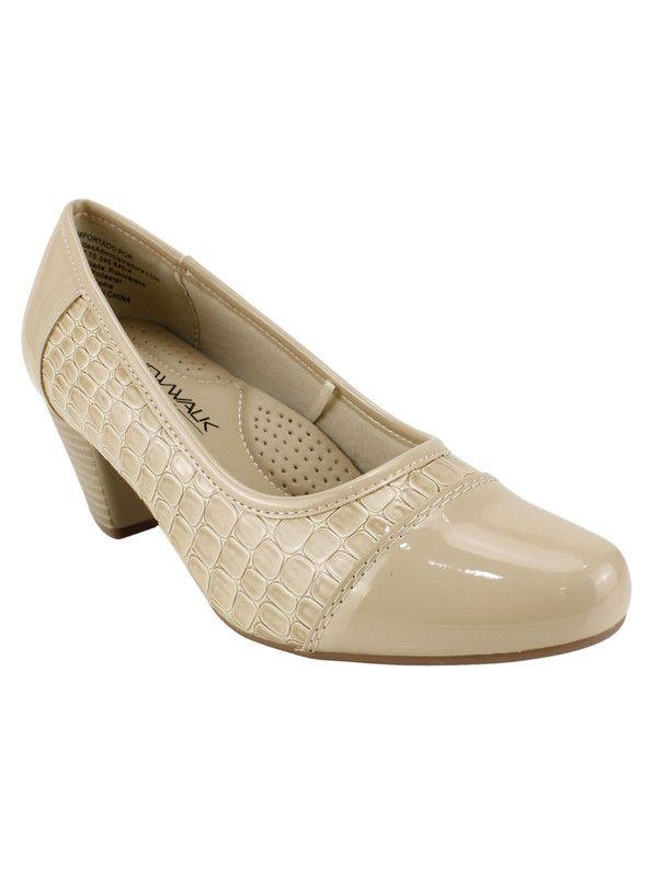 Zapato New Walk Reptil Shine Beige-1