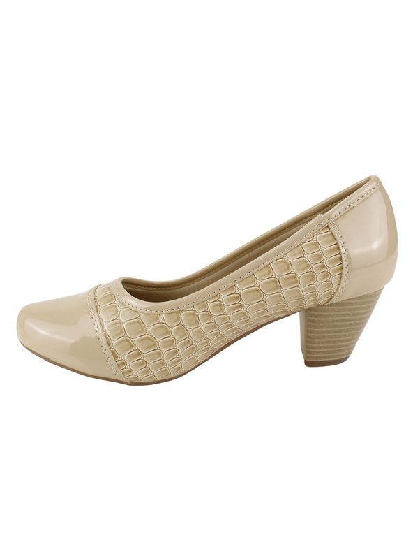 Zapato New Walk Reptil Shine Beige-2