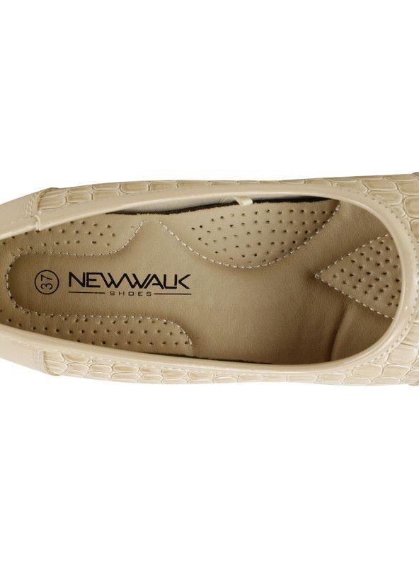 Zapato New Walk Reptil Shine Beige-3