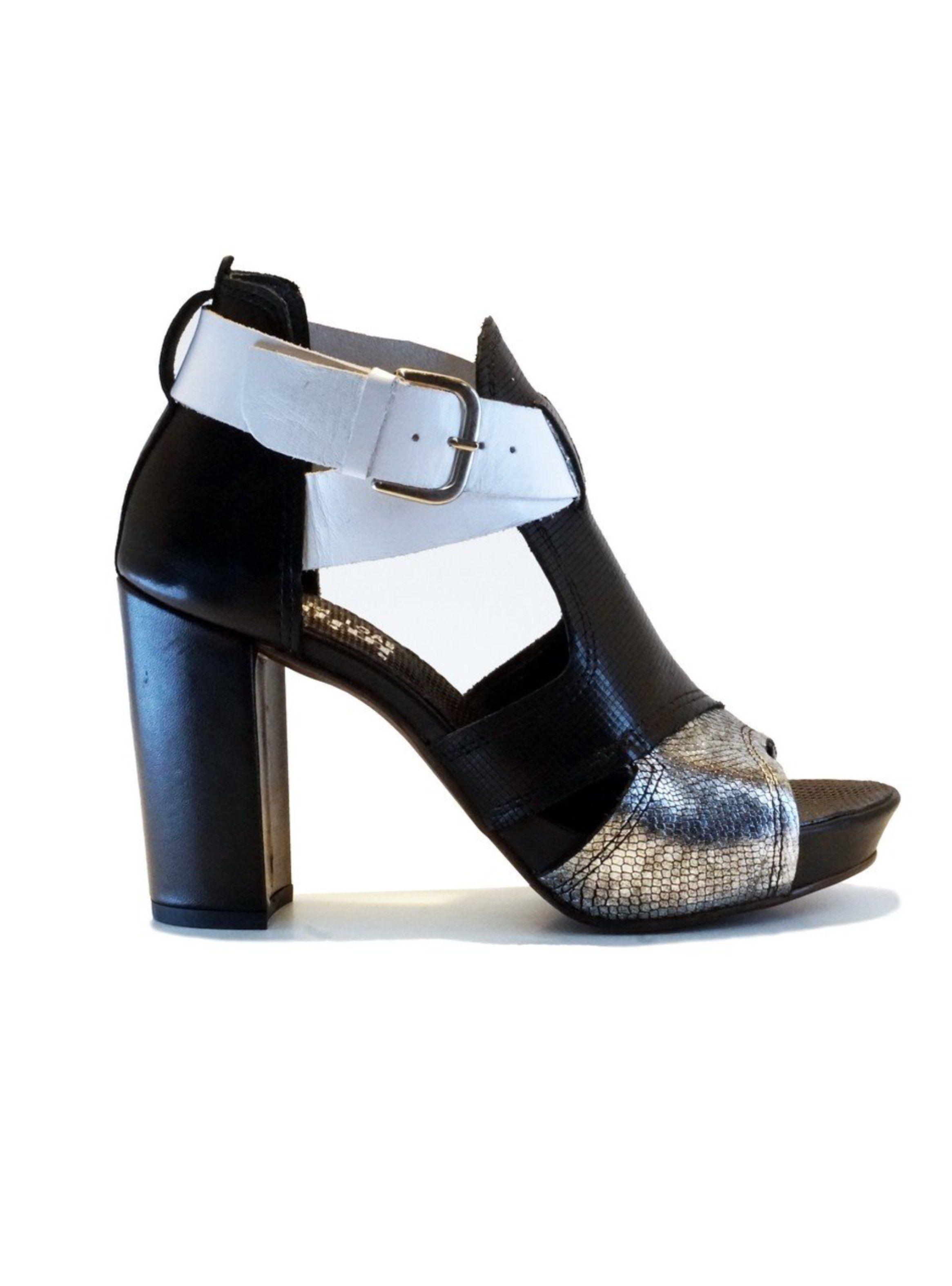 Zapato Vintage Black White-0