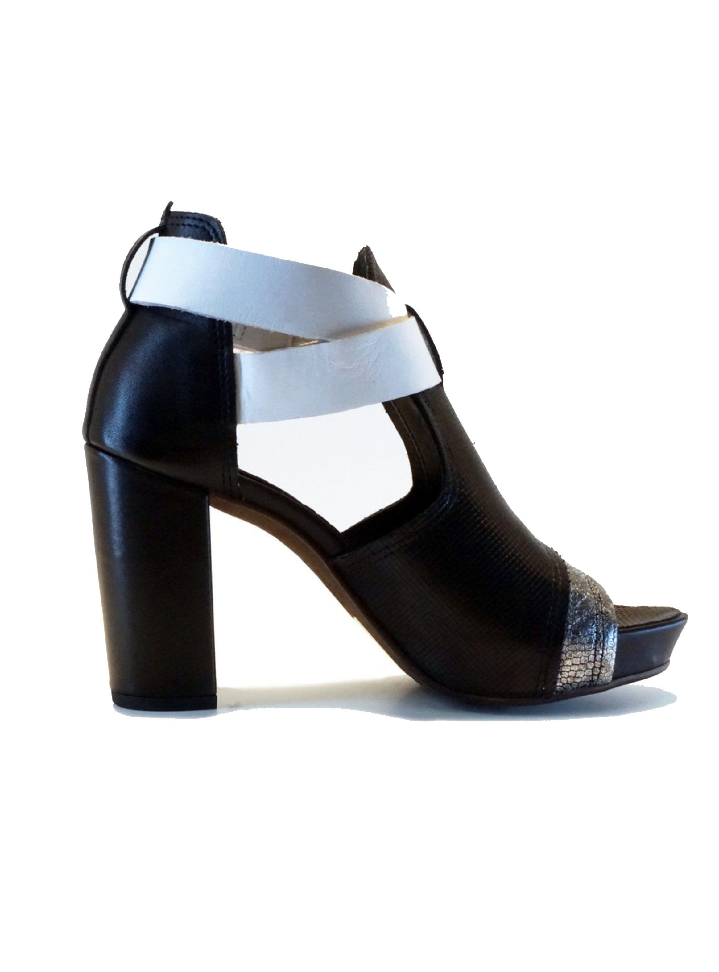 Zapato Vintage Black White-1