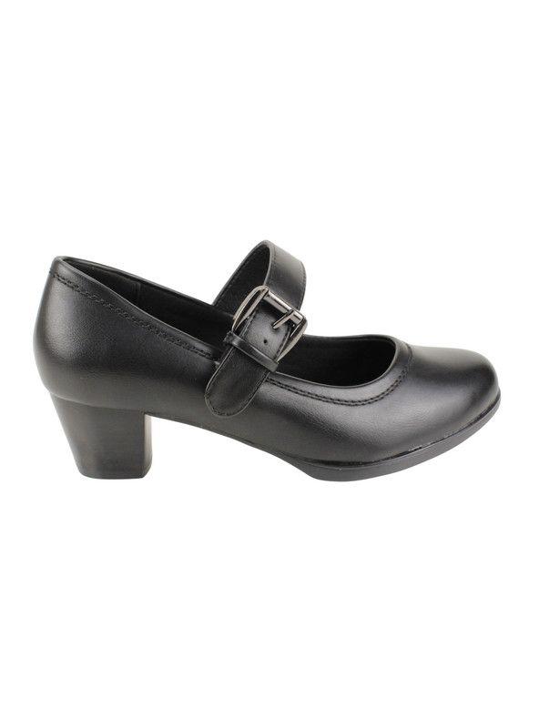 Zapato New Walk Cuequero Correa Negro-0