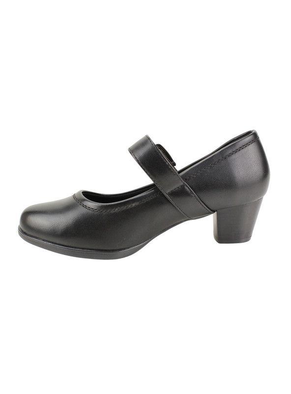 Zapato New Walk Cuequero Correa Negro-2