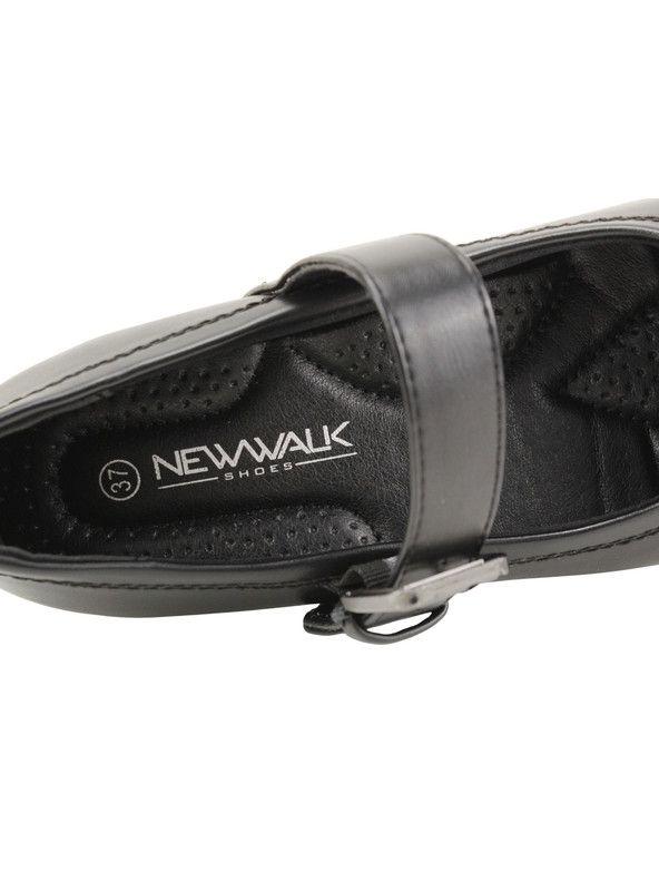 Zapato New Walk Cuequero Correa Negro-3