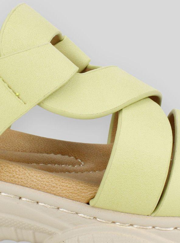 Sandalia Nat Geo Kids Trenza Verde-3