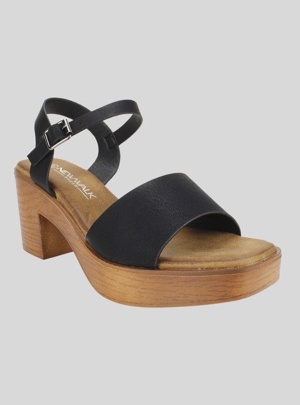 Sandalia New Walk Adela Confort Negra-1