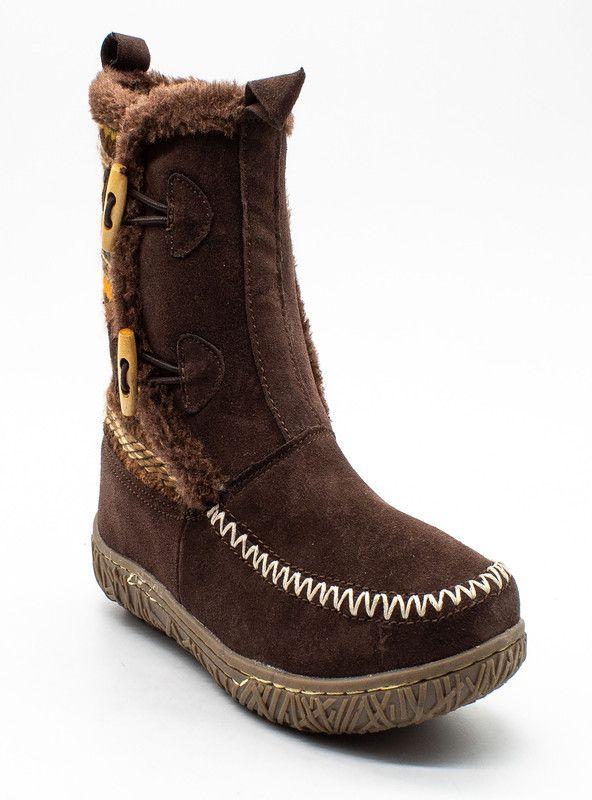 BOTIN MUJER NEW WALK CUERO NW1523-40 (35-40)  | Cafe |-0