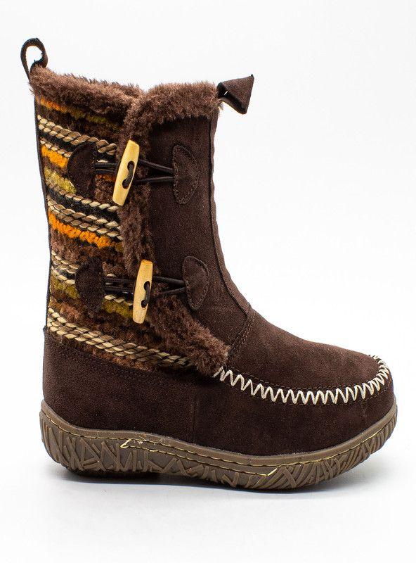 BOTIN MUJER NEW WALK CUERO NW1523-40 (35-40)  | Cafe |-1