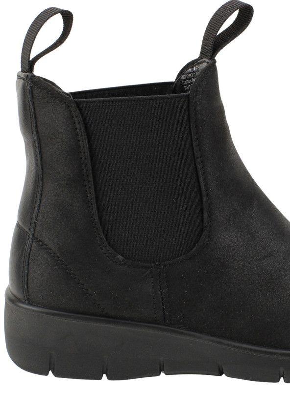 Botín New Walk Doble Tirador Negro-4