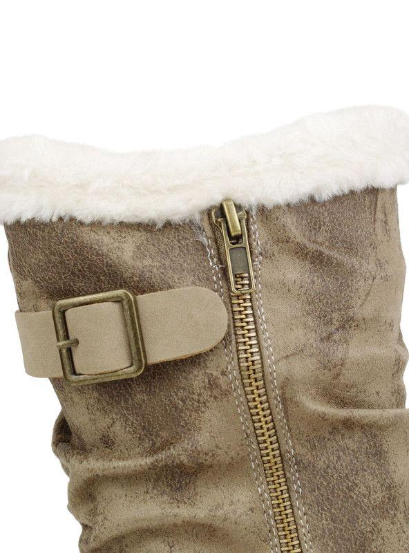 Bota New Walk Suey Corta Taupe-4
