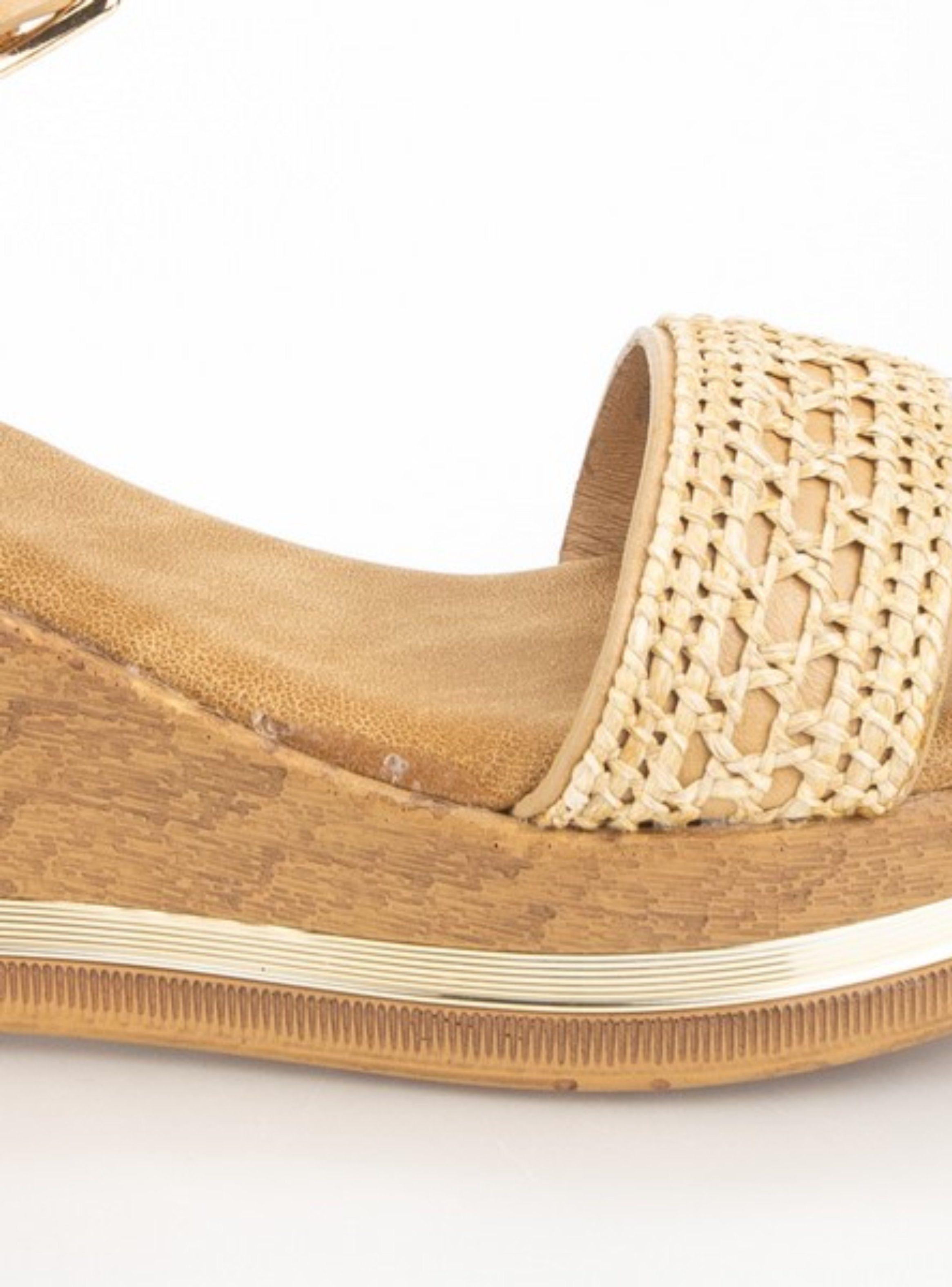 Sandalia New Walk Tejido Beige-4