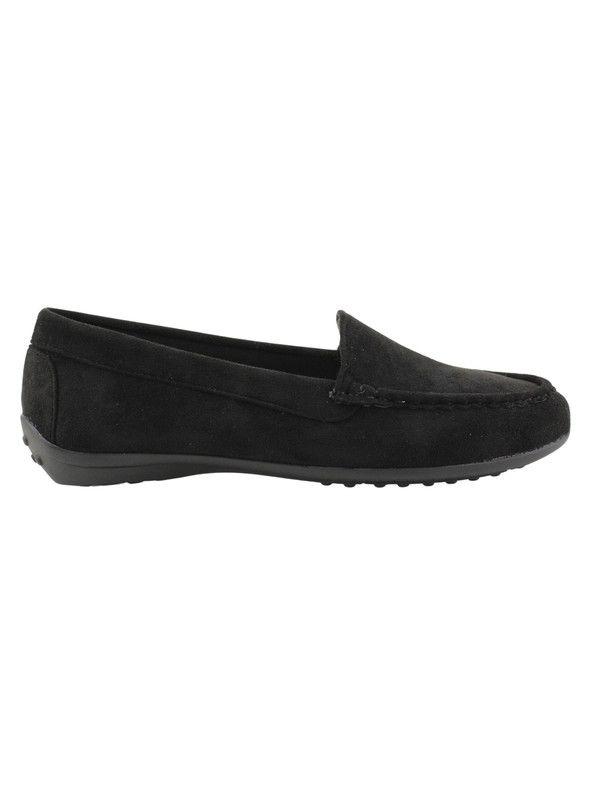 Mocasín New Walk Suede Confort Negro-0