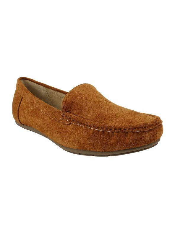 Mocasín New Walk Slip On Confort Camel-2