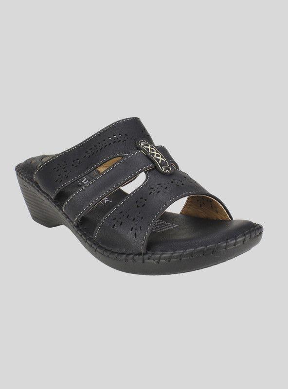 Sandalia New Walk Kaia Confort Negra-1
