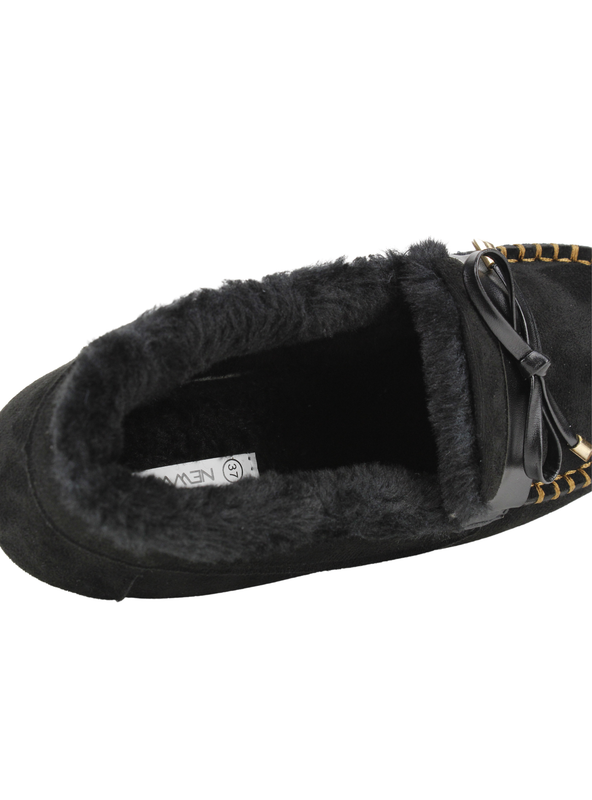Zapato New Walk Chiporro Trenza Negro-3