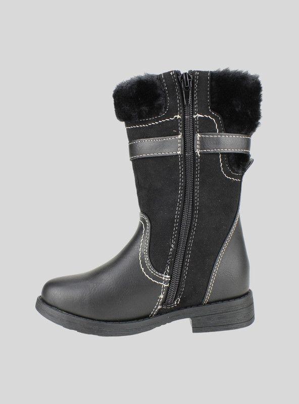 Bota Nat Geo Kids Pelos Negra-2