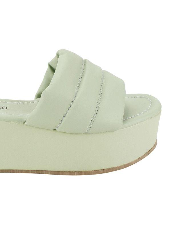 Sandalia Kanna & Co Slip On Turquesa-3