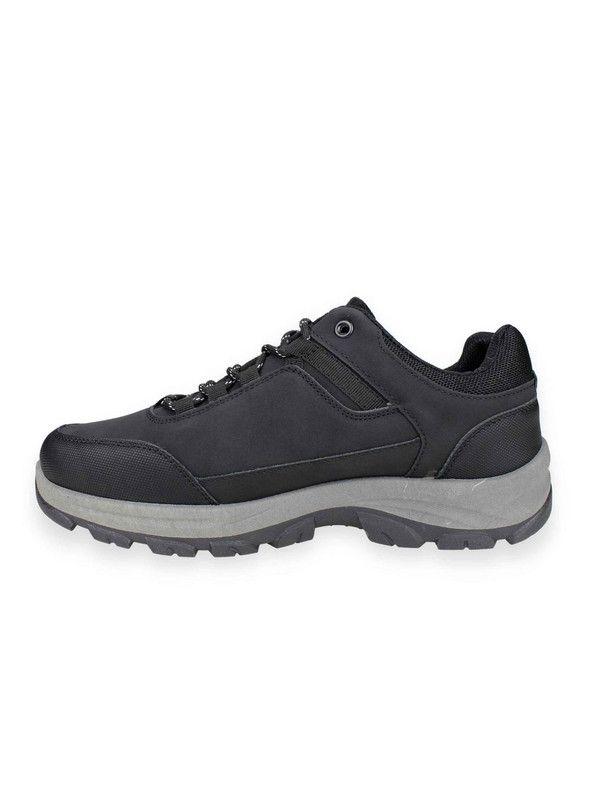 Zapatilla New Walk Outdoor Rayas Negra-2