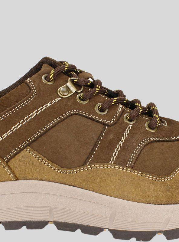 Zapatilla Nat Geo Lanco Cuero Café-3