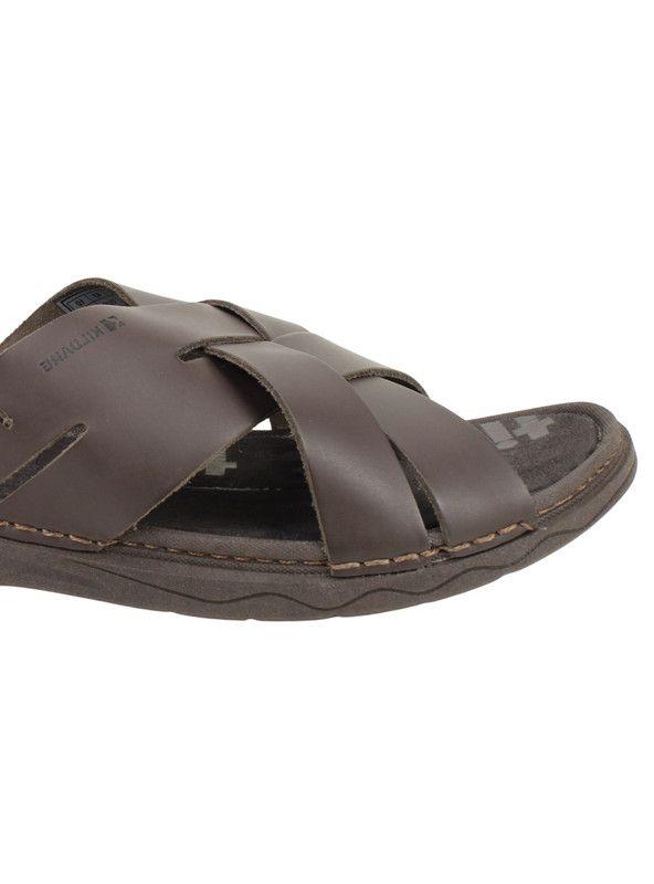 Sandalia Kildare Doble Tiras Cuero Café-4