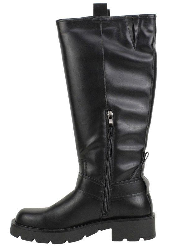Bota New Walk Biker Negra-3