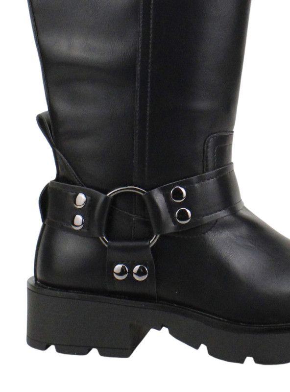 Bota New Walk Biker Negra-4