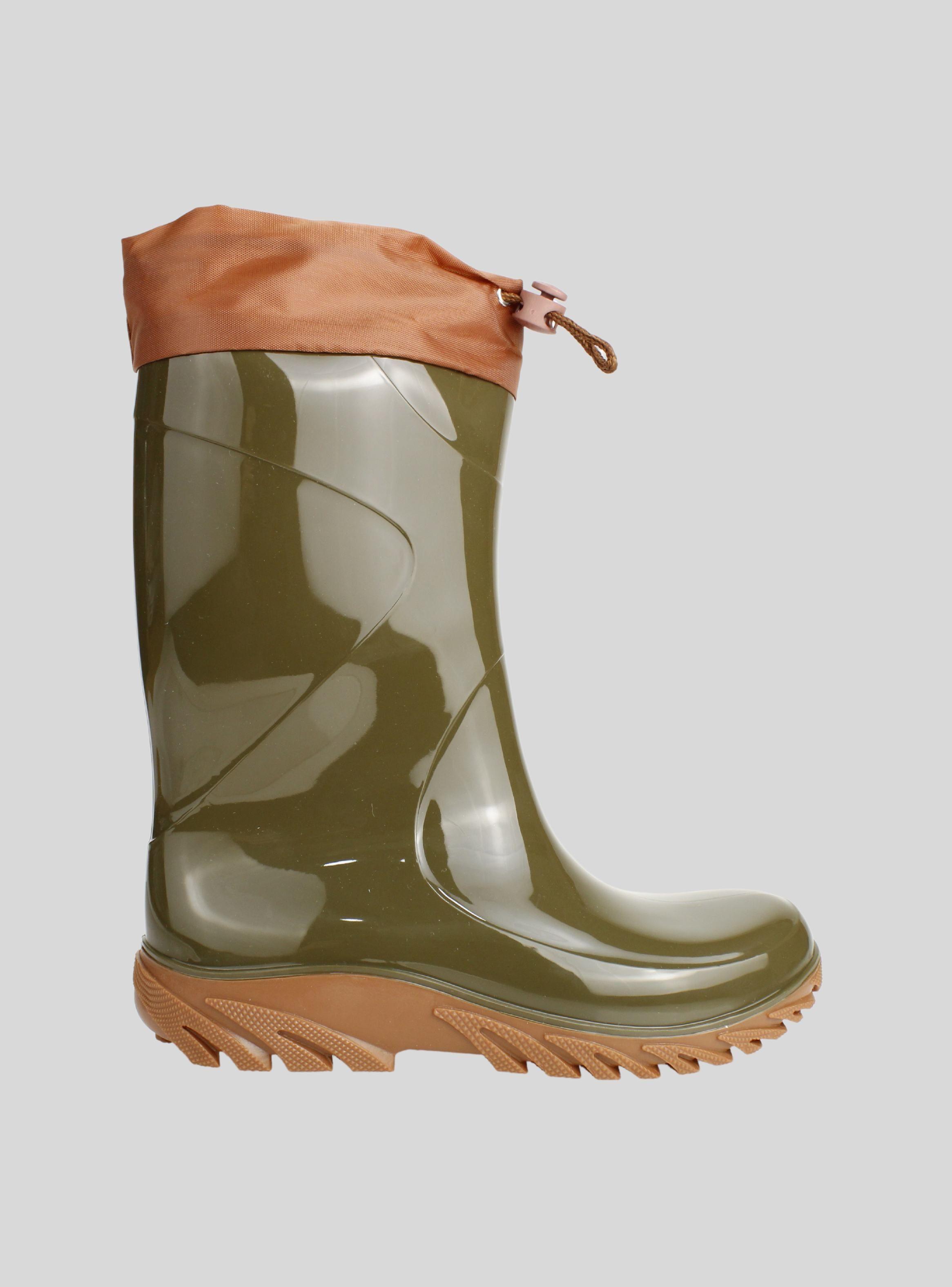 Bota de Agua Beppi Juvenil Lisa Khaki-0