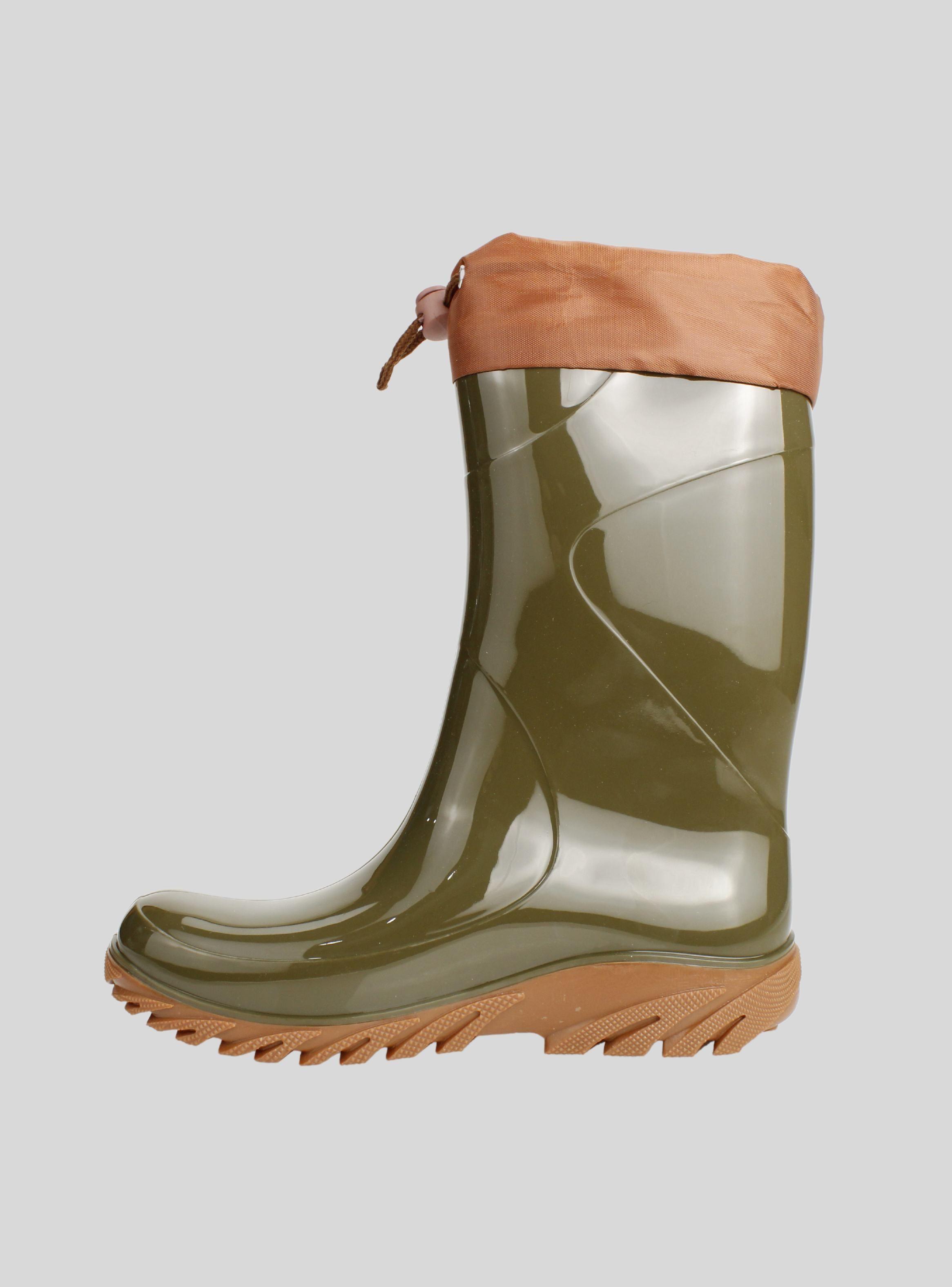 Bota de Agua Beppi Juvenil Lisa Khaki-2