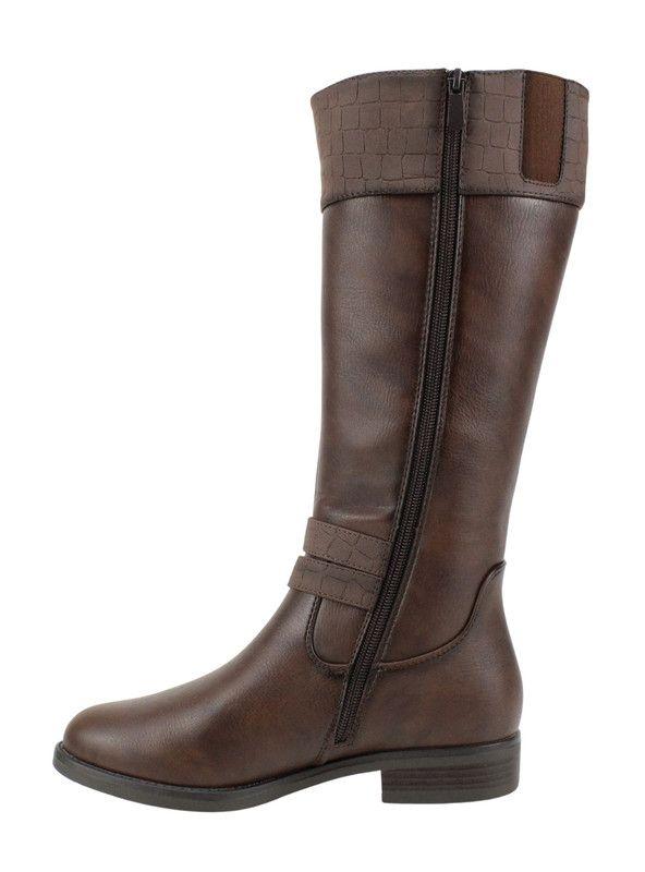 Bota New Walk Equitación Confort Café-3