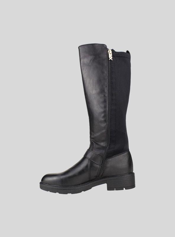 Bota Xti Elástica Negra-2