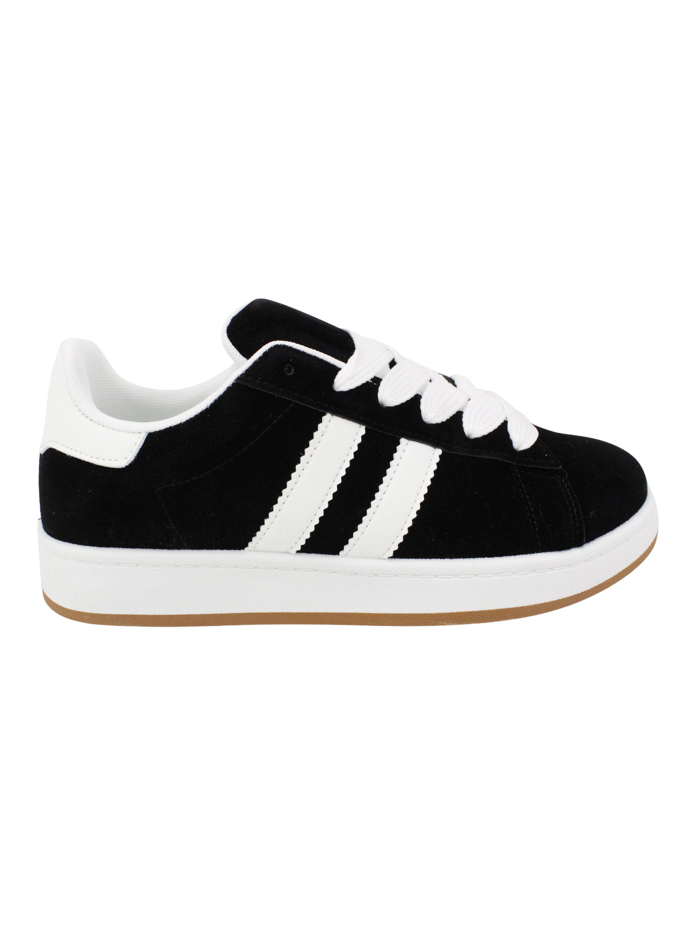 Zapatilla New Walk Clásica Retro Negra-0