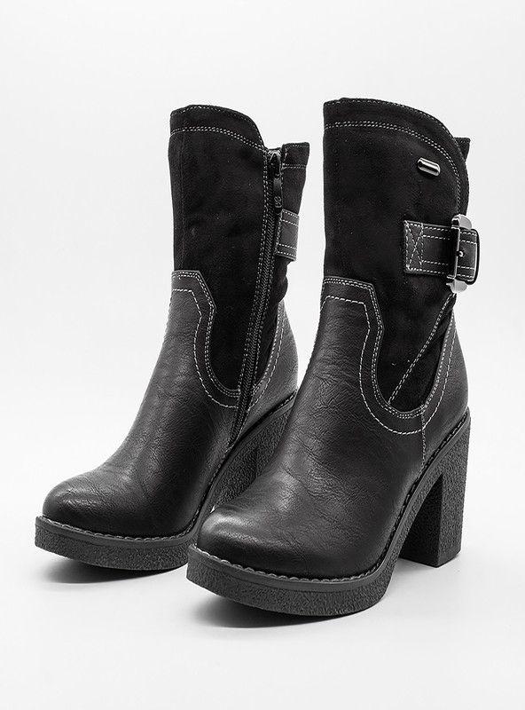 BOTIN MUJER NEW WALK 23061-59-90  | Negro |-6