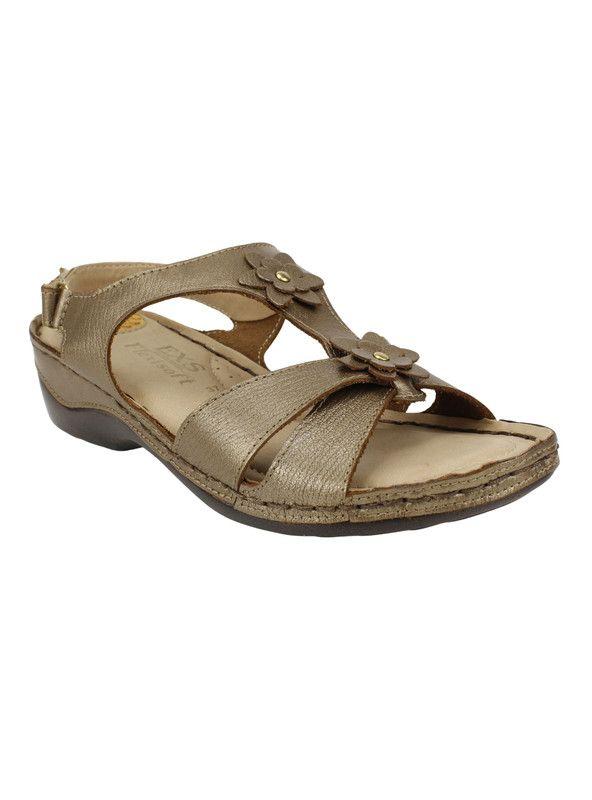 Sandalia Exs Confort Cuero Café-2