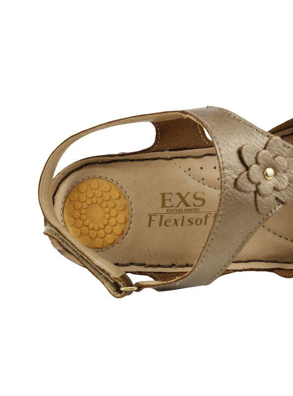 Sandalia Exs Confort Cuero Café-4