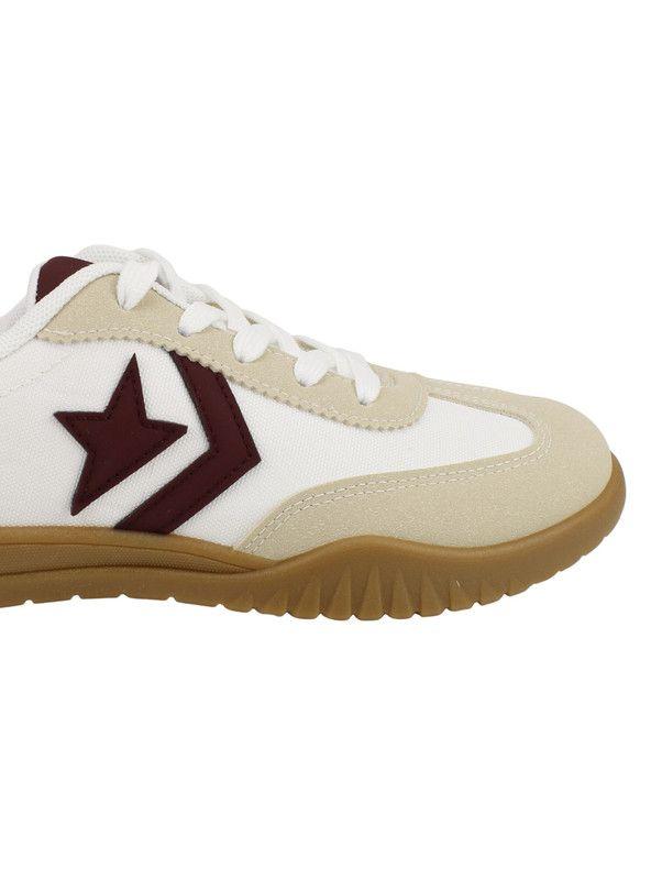 Zapatilla Agua de Coco Star Crema Burdeo-4