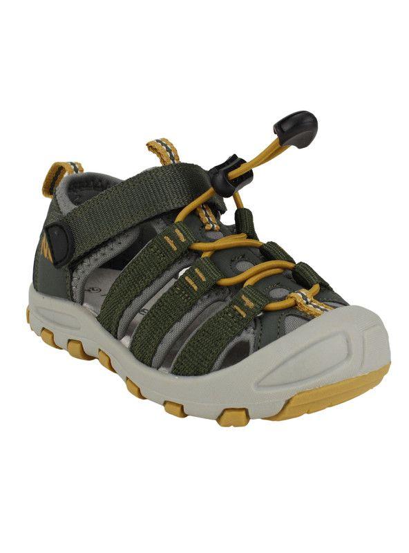 Sandalia Nat Geo Kids Outdoor Verde Petróleo-1