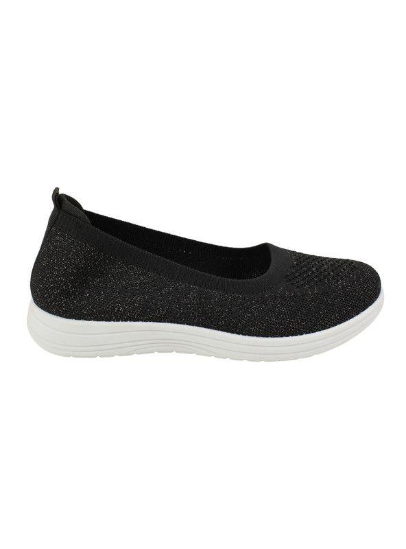 Zapatilla New Walk Slip On Confort Negra-0