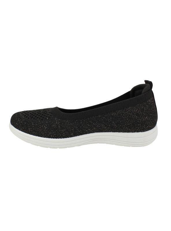 Zapatilla New Walk Slip On Confort Negra-3