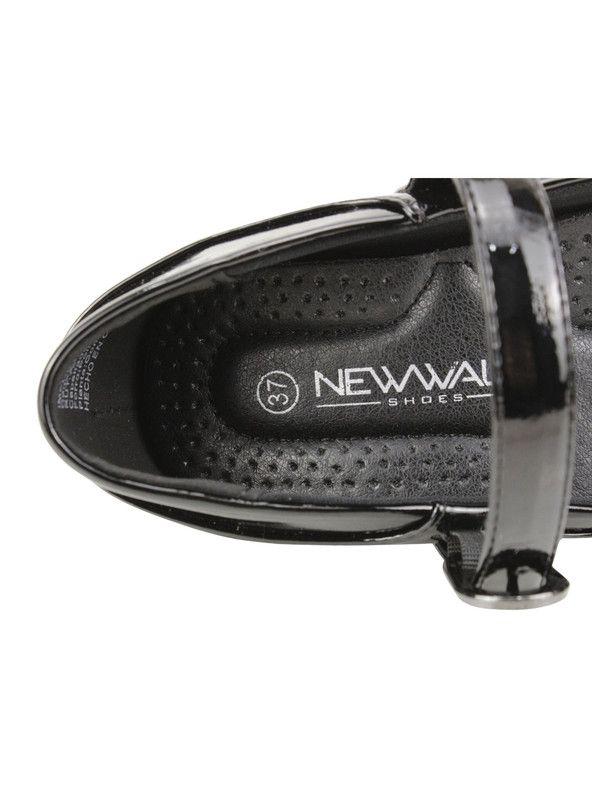 Zapato New Walk Cuequeros Confot Negro Charol-4