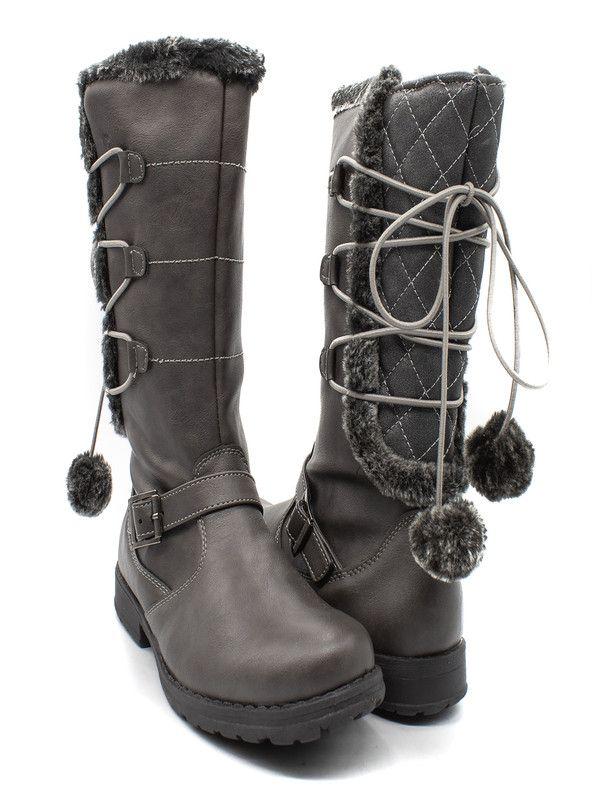 Bota NIÑA NATGEO M4623-A0  | Gris |-3