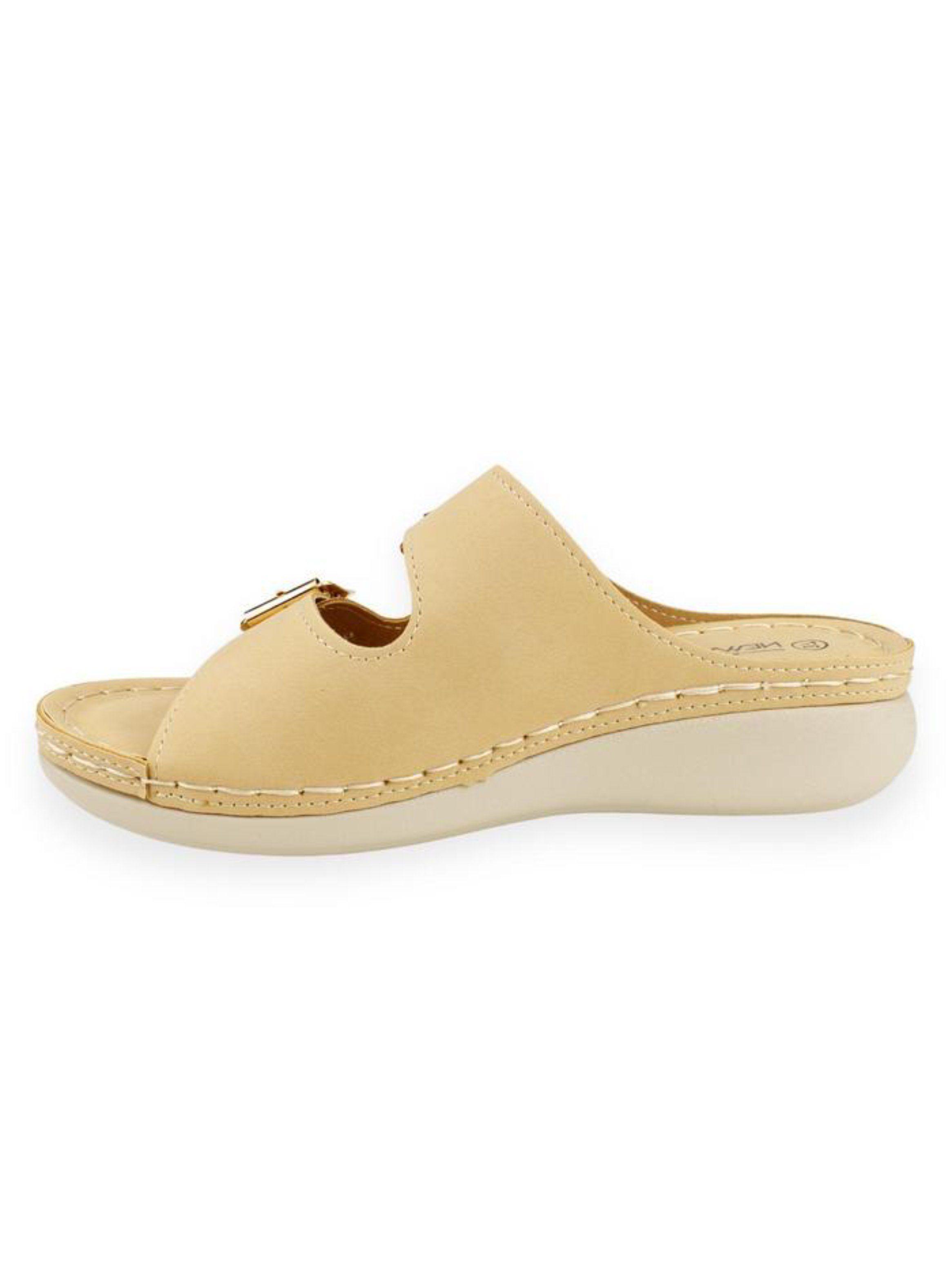Sandalia New Walk Confort Beige-2