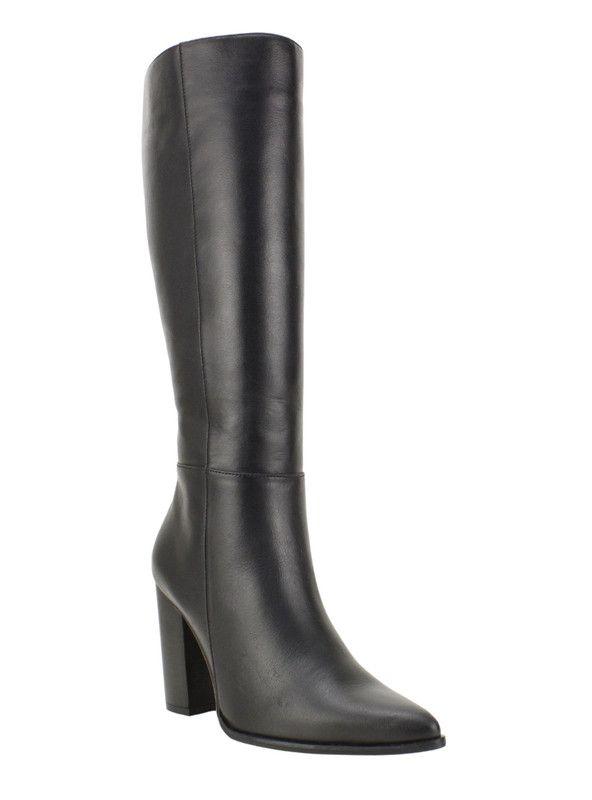 Bota Exs Cuero Liso Negra-1