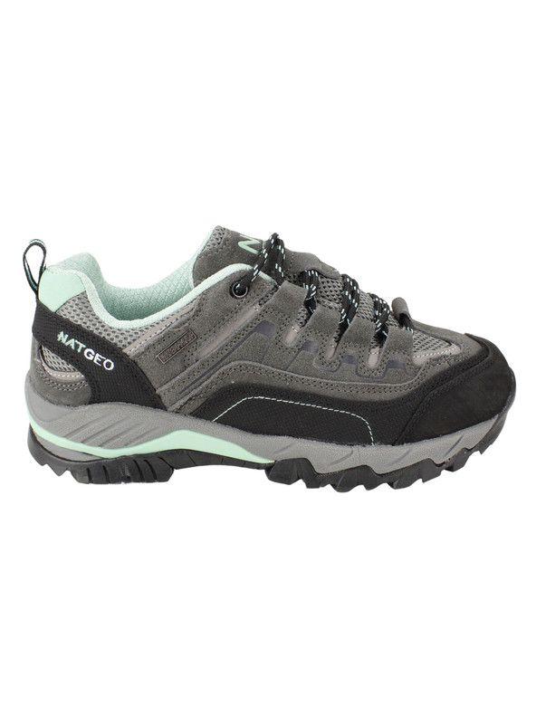 Zapatilla Nat Geo Watarproof Cuero Gris-0