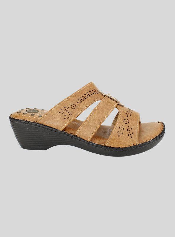 Sandalia New Walk Kaia Confort Camel-0