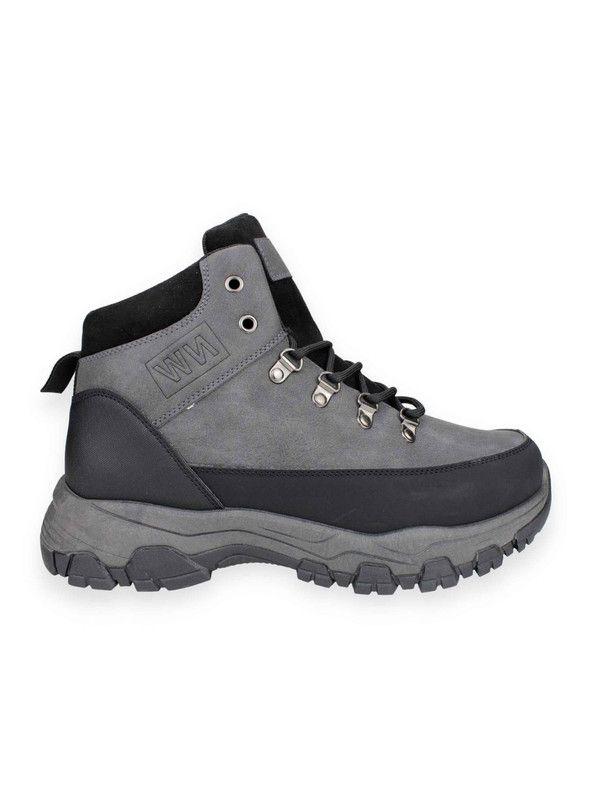 Botín New Walk Outdoor Bitono Gris-0