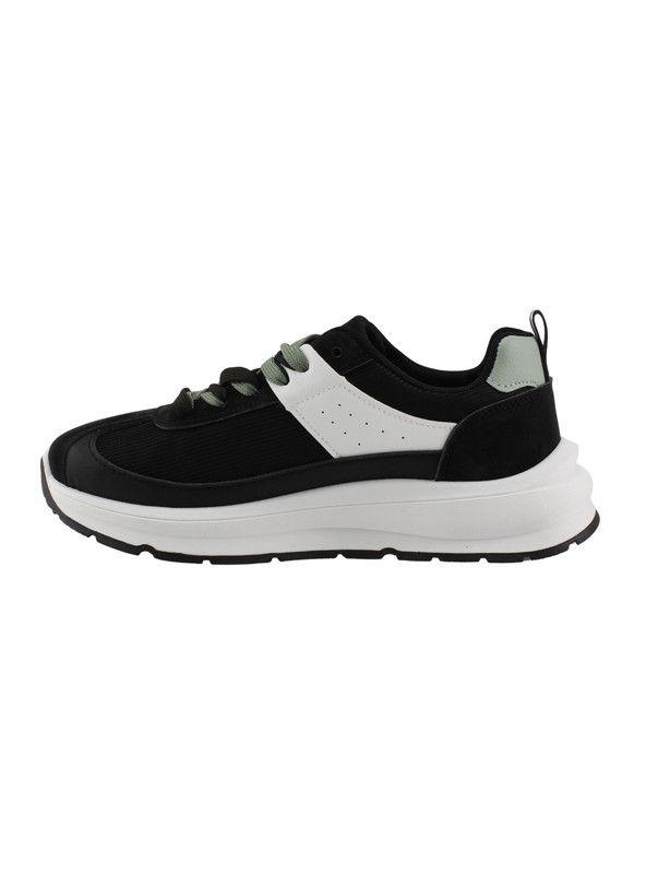 Zapatillas New Walk Urbana Retro Negra-2