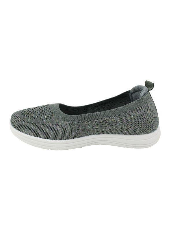 Zapatilla New Walk Slip On Confort Verde-3