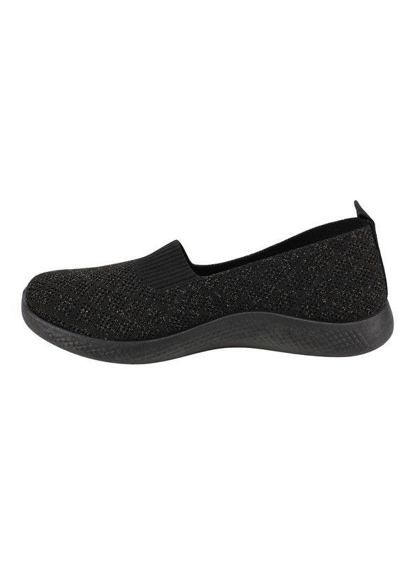 Zapatilla New Walk Brillos Confort Negro-3