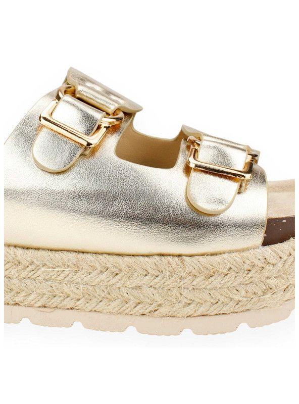 Sandalia Agua de Coco Anturio Dorada-3